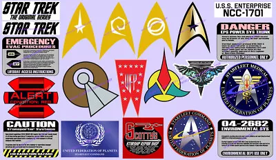 $4.49 • Buy STAR TREK: The Original Series STICKER - Your Choice: TWENTY VINYL Stickers SIB!