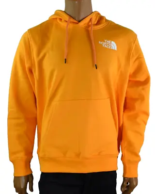 The North Face Mens Box NSE PO Hoodie New  L Orange Back Logo Pockets • $44.99