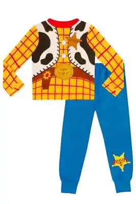 £9.49 • Buy Disney Pixar Toy Story Sheriff Woody Cotton Pyjama Set / Costume Age 3 - 4 NEW
