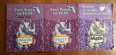 $9.99 • Buy Harcourt Math-Grade 4-FL Track Teacher & Student Books-Ohio Practice Student Bk