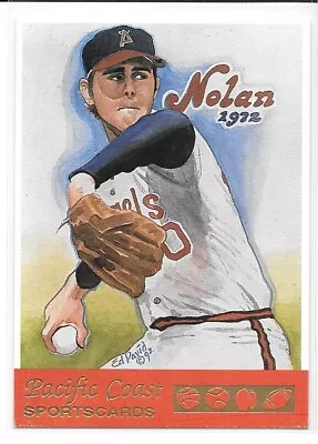 Nolan Ryan Sn /10000 1992 Pacific Coast Sportscards 1 Cal Angels Texas Rangers • $2.39