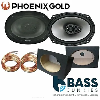 £79.95 • Buy Phoenix Gold Z69CX 2-Way 6x9  440 Watts Car Speakers & 6x9 Black Pod Box (Pair)