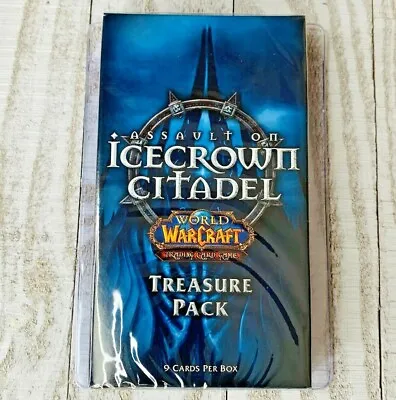 1x Sealed World Of Warcraft TCG Assault On Icecrown Citadel WOW Treasure Pack  • $20.95