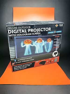 Mr. Halloween Deluxe Outdoor Digital Projector With Hologram Screen NEW • $79.99