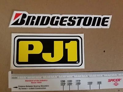 PJ1 Bridgstone Decals Motocross Mx Sx Vintage SUPERCROSS GNCC MOTO-X Pit Bike  • $3
