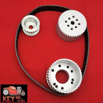 Small Block Ford Gilmer Belt Drive Aluminum Pulley Set 289 302 351w 5.0 5.8 SBF • $119.95