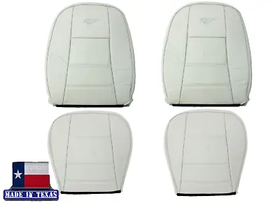 For 1999 2000 2001 2002 2003 2004 Ford Mustang GT V6 LEATHER Seat Cover In White • $299.86