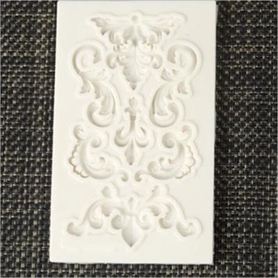 £3.54 • Buy Vintage Baroque Lace Decoration Silicone Mould Floral Love Sugarcraft Tray TO