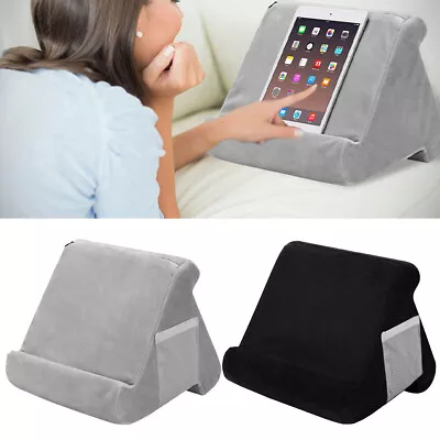 Soft Pillow Lap Stand Phone Cushion Laptop For Tablet IPad Holder Multi-Angle • £8.69