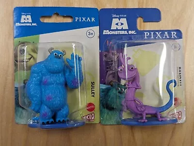 Pixar Monsters Inc Figures Micro Collection Set Of 2 Sulley Randall 2.5  🔥 • $14.41