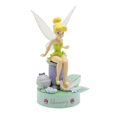 Tinker Bell Birthstone February Sculpture Ornament 9cm • $59.95