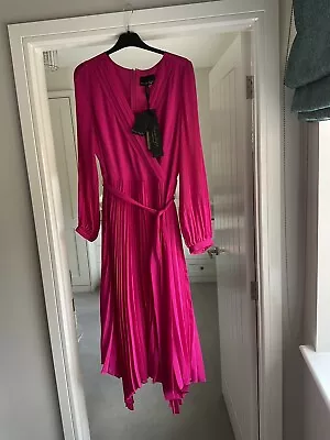 Phase Eight Magenta Pink Size 14 Dress (Brand New) • £65