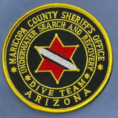 Maricopa County Arizona Sheriff Dive Team Shoulder Patch • $6.50