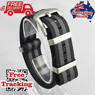 Nylon James Bond Military Diver Watch Strap Band 18 - 24mm Tracking AU Stock • $17.95