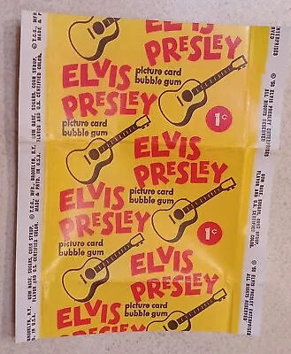 1956 Topps ELVIS PRESLEY - Rare 1 Cent Wrapper- REPRINT • $8.99
