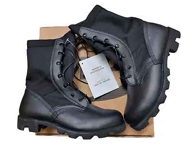 NEW WELLCO WP Army Issue Black Combat Jungle Boots Size 10M UK • $106.28