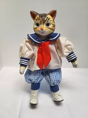 Vintage 1993 Heritage Mint 14  Porcelain Cat Doll • $28.99