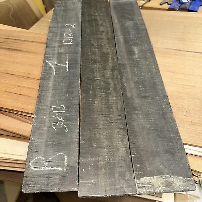 3 Gabon Ebony Guitar Fretboards • $80.15