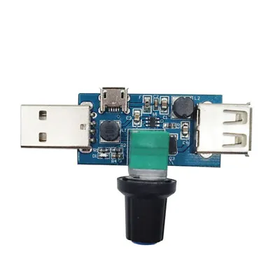 5V To 12V USB Fan Stepless Speed Controller Regulator Variable Switch Module BU • £3.18