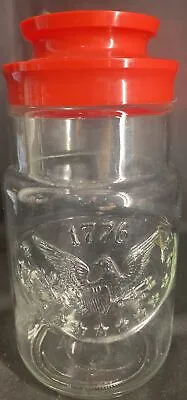 Maxwell House 1976 Bicentennial American Eagle Jar 1776 With Red Cap • $7.49