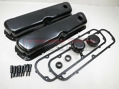 64-01 Small Block Ford SBF VALVE COVER 260-289-302-351W 5.0L Black Mustang V8Rod • $106.98