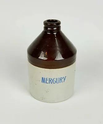 Antique Vintage Stoneware Mercury Miniature Jug Mini Jar • $85