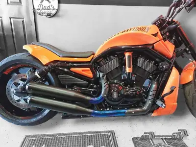 Custom Harley Davidson NIGHT ROD VROD VRSCA  Full Exhaust System 2-2 • $550
