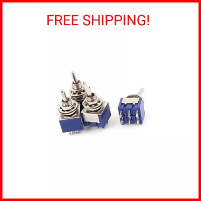 Uxcell A15062200ux0651 2 Position 6Pins DPDT ON-Off Micro Mini Toggle Switch AC • $16.65