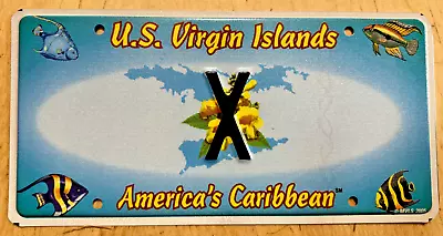 U.s. Virgin Islands Graphic Vanity License Plate   X   • $34.99