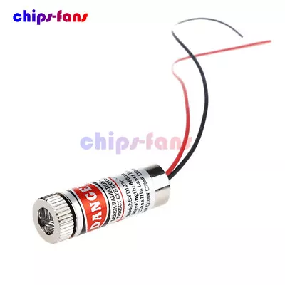 5mW 650nm Line Red Laser Module Focus Adjustable Laser Head 5V Module New • £2.39