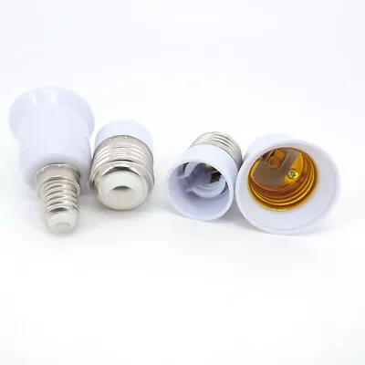 E14 To E27 To E14 Male Female LED Light Bulb Base Socket Holder Converter • £2.28