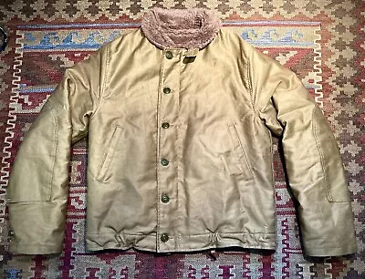 Jane Motorcycles N1 Deck Riding Jacket Alpaca-Lined Bedford Cloth Size S MiUSA • $550