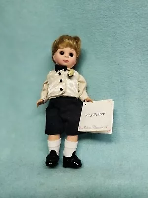 💙 Vintage Madame Alexander 8” 🍃🌹Ring Bearer Doll🌹🍃 28655 (Some Tlc) • $24.99