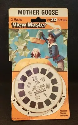 Mother Goose Nursery Rhymes View-master 3 Reels Opened Blister Pack • $14