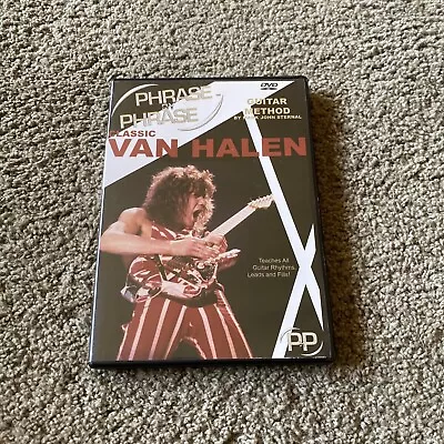 Phrase By Phrase: Classic Van Halen Guitar Method By Mark John Sternal DVD Eddie • $28