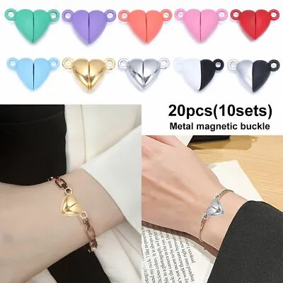 £3.48 • Buy Magnetic Connected Clasps Buckle For DIY Couple Bracelet Necklace Making Jewelry