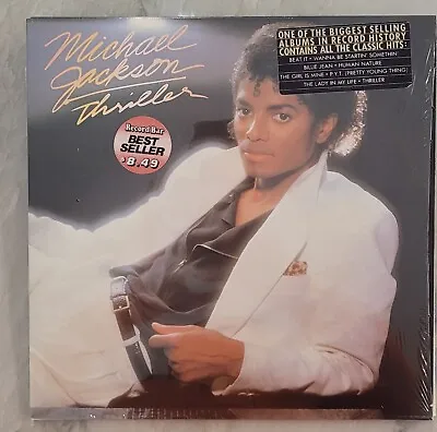 Michael Jackson ~ Thriller LP -  1982 - Shrink Wrap W/ Hype Sticker • $39.99