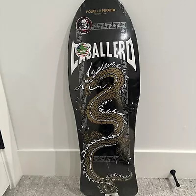 Powell Peralta Steve Caballero Chinese Dragon Ltd Skateboard Deck - Black/Gold • $119