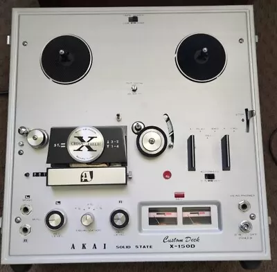 Vintage Japanese Made Reel To Reel R2R Tape Player Akai X-150D • $20.50