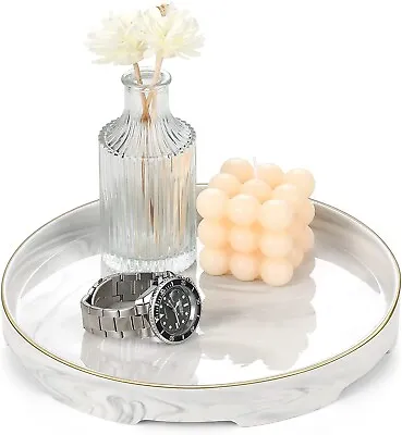 £11.99 • Buy Luxspire Bathroom Vanity Tray,Decorative Jewelry Dish Cosmetic Perfume Organi...