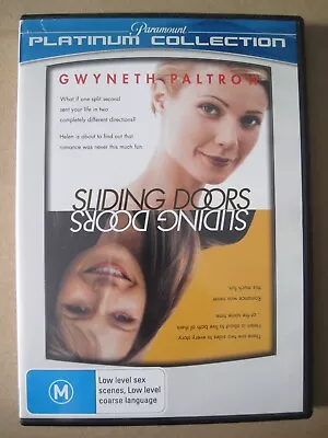 Sliding Doors (Platinum Collection) (DVD 1998) - Used DVD Movie Free Postage • $6