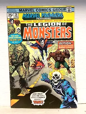 Marvel Premiere #28 Legion Of Monsters 1975 Marvel Comics  FINE • $26