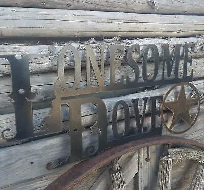 $69.99 • Buy Metal Lonesome Dove Sign/Cowboys/Western/Old West