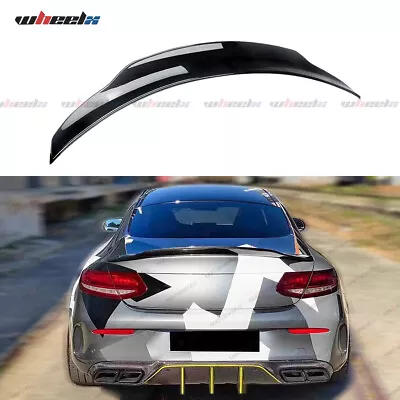 For 15-21 Mercedes Benz W205 C-class 4-door Reartrunk Spoiler Wing Gloss Black • $79.99