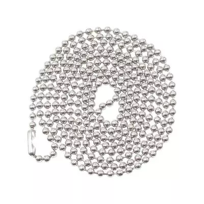 $3.50 • Buy 36  Beaded Neck Chain Silver Universal Replacement For Police Badge ID Holder