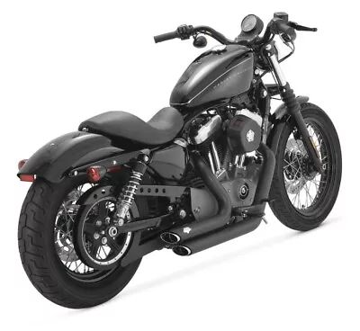 Vance & Hines Short Shots Staggered Exhaust-Black #1801-0752 • $599.99