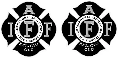 #3811 (2) 1.0   IAFF Firefighter Sticker Decal Helmet Hard Hat Fully LAMINATED  • $4.39