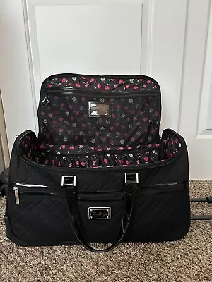 Vera Bradley Luggage Carrier On Wheels Including Storage Cover And Toiletry Bag • $54.99