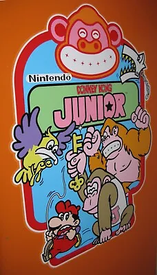 Donkey Kong Jr. Arcade Side Art 2pc DKjr Correct Colors Arcade Graphics Junior • $50