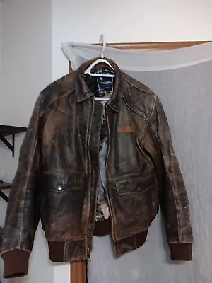 Triumph Motorcycle Leather Jacket • $250